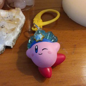 Ice Kirby Nintendo Backpack Keychain Hanger